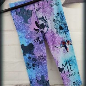 Homes sweet home Texas Leggings